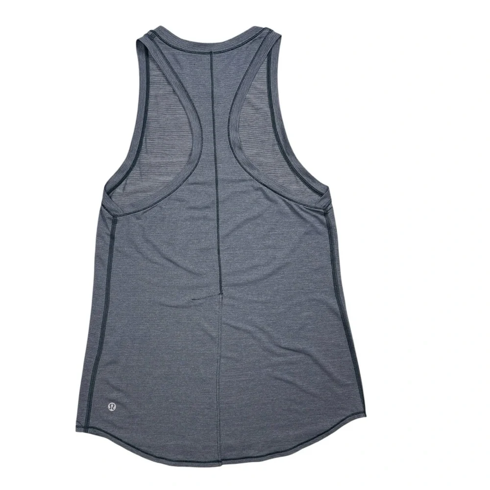 Lululemon Hot Like Agni Singlet Heathered‎ Sterling W1ABXS Size 8